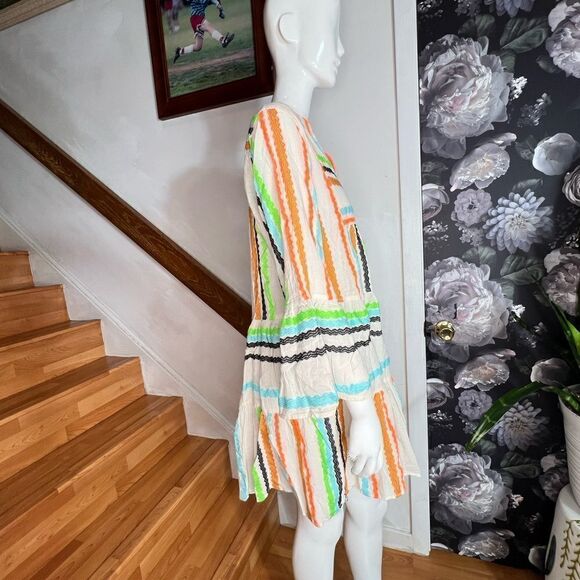 Anthropologie Devotion Twins Embroidered Ella Tunic Dress/ size M - Picture 9 of 11